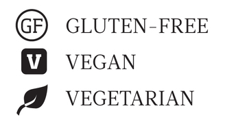 Dietary Key: Gluten Free, Vegan, and Vegetarian